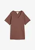 Maglia in fine misto cotone e lino, bonprix