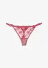 Tanga con pizzo floreale, bonprix
