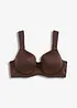 Reggiseno con coppe preformate, spalline imbottite ed effetto lucido, bonprix