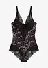 Body con reggiseno con coppe preformate integrato, bonprix