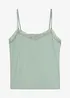 Top in crêpe leggero con spalline sottili, bonprix