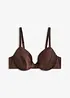 Reggiseno con coppe preformate ed effetto lucido, bonprix