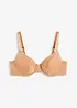 Reggiseno con ferretto in materiale lucido, bonprix