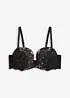 Reggiseno push-up con pizzo raffinato, bonprix