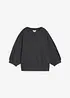 Felpa oversize in puro cotone, bonprix