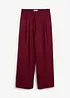 Pantaloni con pinces e cintura da annodare, bonprix