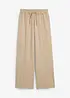 Pantaloni con elastico in vita in puro cotone biologico, bonprix