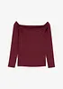 Maglia in jersey leggero a spalle scoperte, bonprix