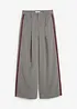 Pantaloni con pinces e bande a contrasto, bonprix