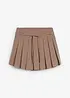 Gonna pantalone corta con pieghe baciate, bonprix