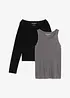 Top e maglia a maniche lunghe in jersey (set 2 pezzi), bonprix