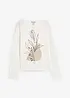 Maglia a maniche lunghe in puro cotone, bonprix
