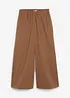 Pantaloni culotte in simil lana, bonprix