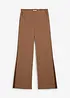 Pantaloni larghi in simil lana, bonprix