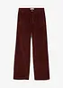 Pantaloni in velluto di misto cotone, bonprix