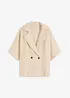 Cardigan in filato effetto piuma, bonprix