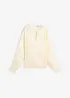 Blusa leggermente lucida in misto viscosa, bonprix