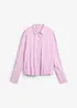 Blusa in satin di misto viscosa, bonprix
