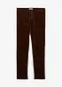 Pantaloni elasticizzati di velluto con elastico in vita, regular fit, bonprix