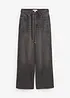 Jeans wide leg, vita alta, bonprix