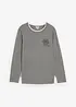 Maglia a maniche lunghe con effetto 2 in 1, bonprix