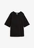 T-shirt ampia in misto cotone, bonprix