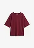 T-shirt ampia in misto cotone, bonprix
