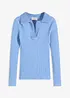 Maglia in filato fine con colletto raffinato, bonprix
