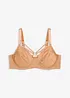 Reggiseno minimizer con materiale lucido, bonprix