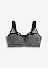 Reggiseno contenitivo senza ferretto con spalline imbottite, bonprix