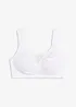Reggiseno contenitivo senza ferretto con spalline imbottite, bonprix