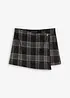 Gonna-pantalone corta con bottone gioiello, bonprix