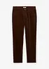 Pantaloni in velluto elasticizzato dal taglio comfort, slim fit, bonprix