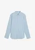 Camicia elasticizzata con cotone, slim fit, bonprix