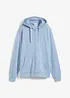 Felpa con zip e cappuccio, bonprix
