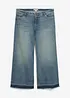 Jeans wide leg, vita media, bonprix