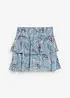 Gonna a balze in chiffon strutturato, bonprix