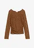 Maglia a maniche lunghe in pizzo, bonprix