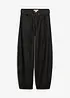 Jeans barrel con cintura, vita media, bonprix