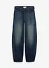 Jeans barrel con cintura, vita media, bonprix