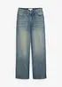 Jeans wide leg, vita alta, bonprix