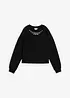 Felpa oversize in cotone, bonprix