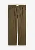 Pantaloni classic fit con elastico in vita in cotone leggero, straight, bonprix