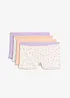 Boxer aderenti in morbido cotone elasticizzato (pacco da 4), bonprix