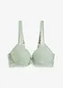 Reggiseno con coppe preformate e pizzo floreale, bonprix