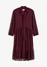 Abito in jersey e mesh, bonprix
