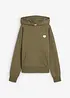 Felpa oversize con cappuccio in misto cotone morbido, bonprix