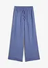 Pantaloni con elastico in vita in mussola leggera, bonprix