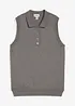 Maglione in filato fine misto seta con colletto polo, bonprix