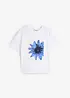 T-shirt in puro cotone con stampa, bonprix
